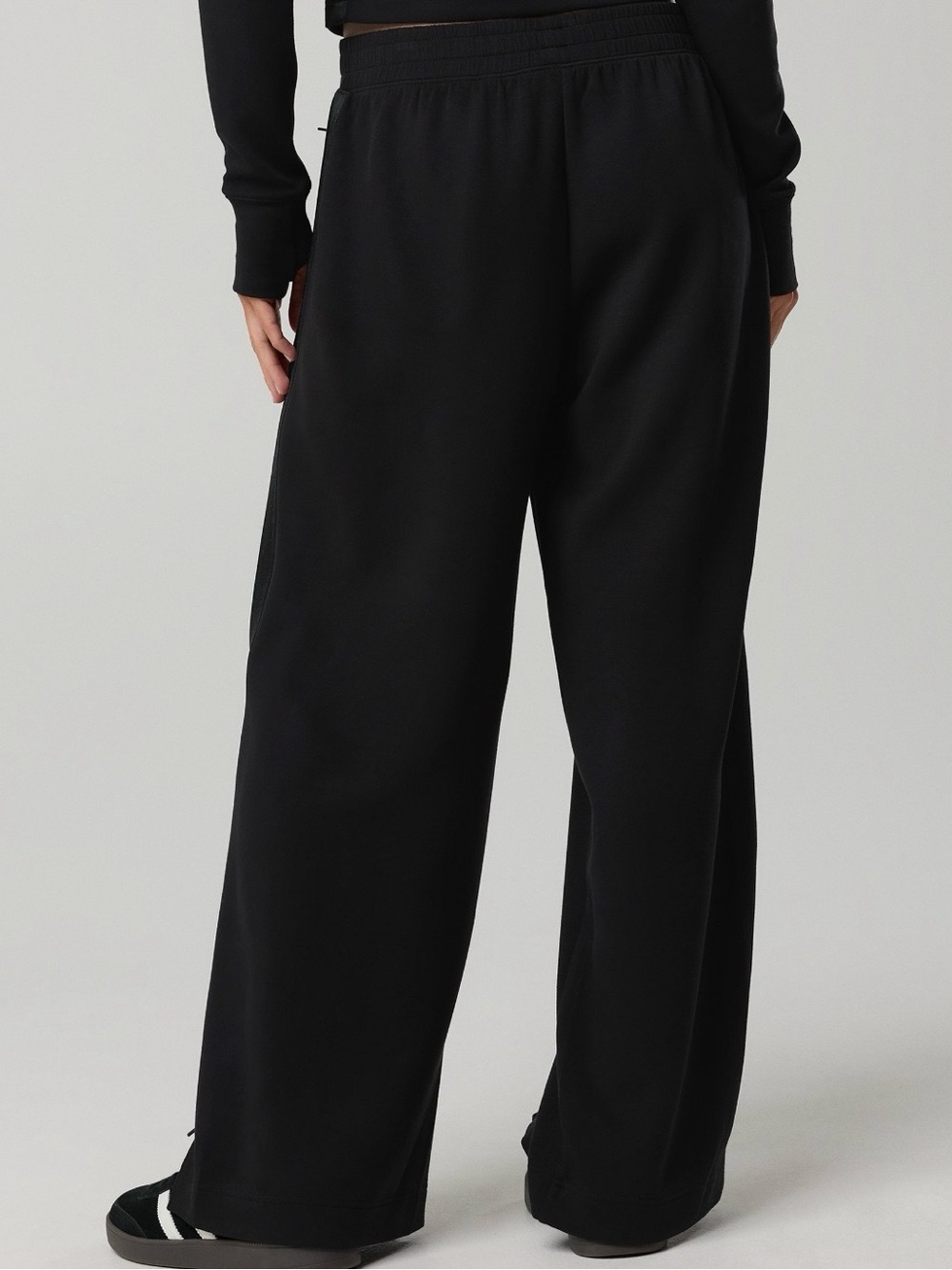 OFFLINE by Aerie ChillUp Satin Track Pants in Black Size Small - Picture 6 of 6